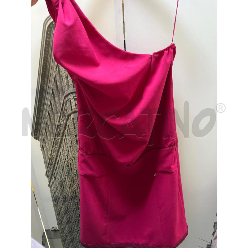 VESTITO DONNA LIU JO FUCSIA MONOSPALLA  | Mercatino dell'Usato Ciampino 1