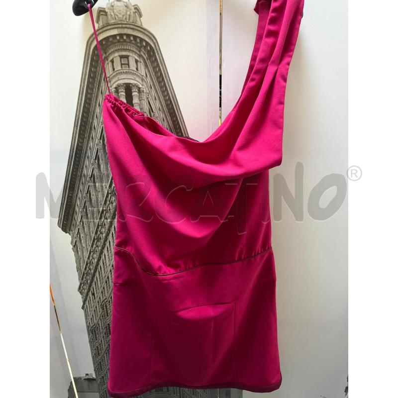 VESTITO DONNA LIU JO FUCSIA MONOSPALLA  | Mercatino dell'Usato Ciampino 2