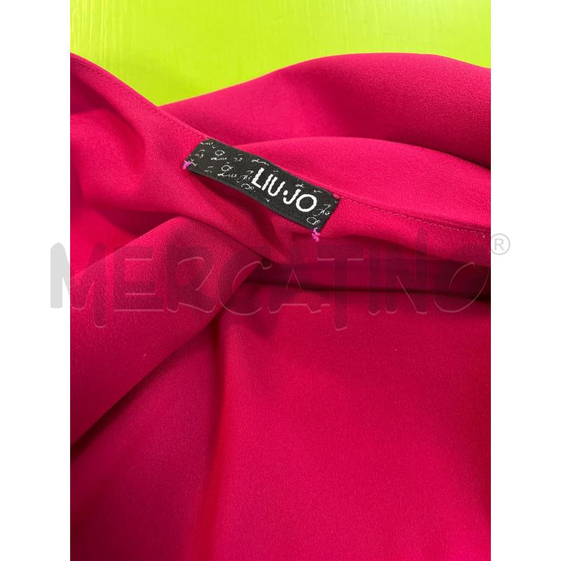 VESTITO DONNA LIU JO FUCSIA MONOSPALLA  | Mercatino dell'Usato Ciampino 3