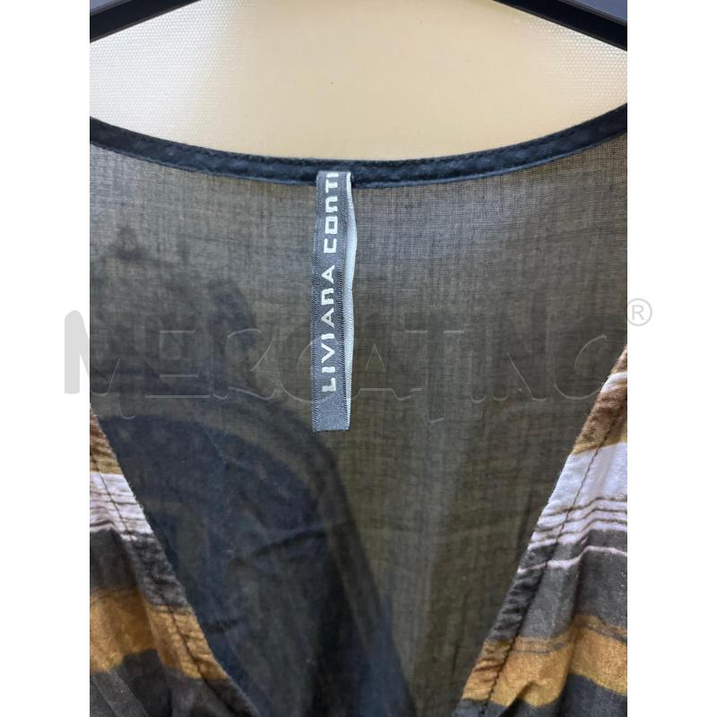 VESTITO DONNA LIVIANA CONTI MARRONE E NERO FANTASIA | Mercatino dell'Usato Ciampino 2