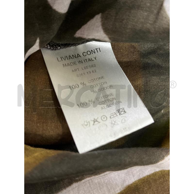 VESTITO DONNA LIVIANA CONTI MARRONE E NERO FANTASIA | Mercatino dell'Usato Ciampino 4