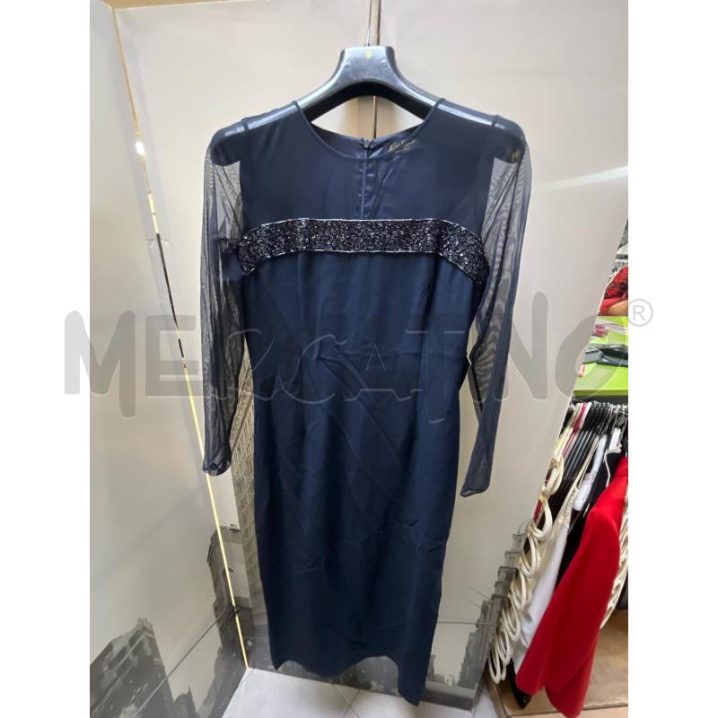 VESTITO DONNA LUISA SPAGNOLI BLU PERLINE | Mercatino dell'Usato Ciampino 3