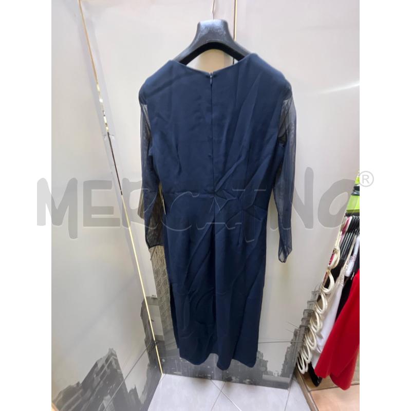 VESTITO DONNA LUISA SPAGNOLI BLU PERLINE | Mercatino dell'Usato Ciampino 4