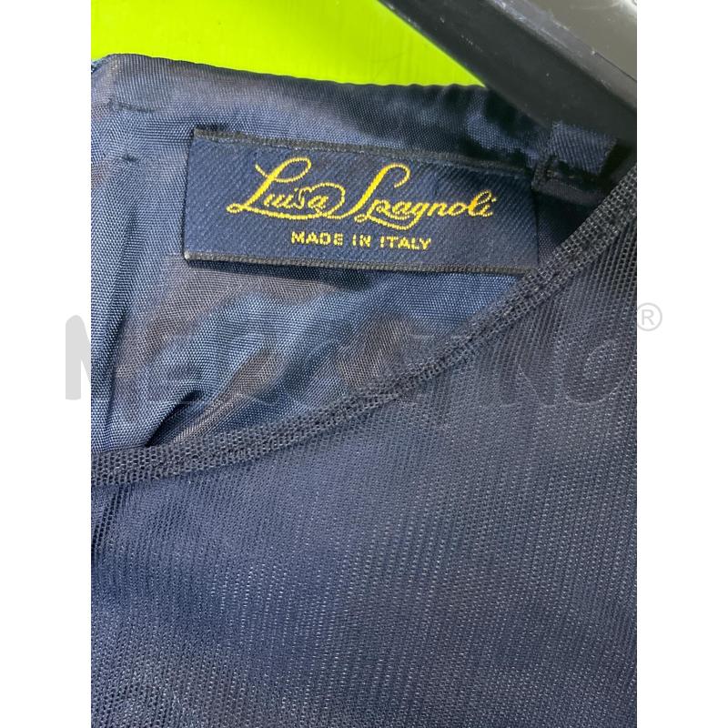 VESTITO DONNA LUISA SPAGNOLI BLU PERLINE | Mercatino dell'Usato Ciampino 5