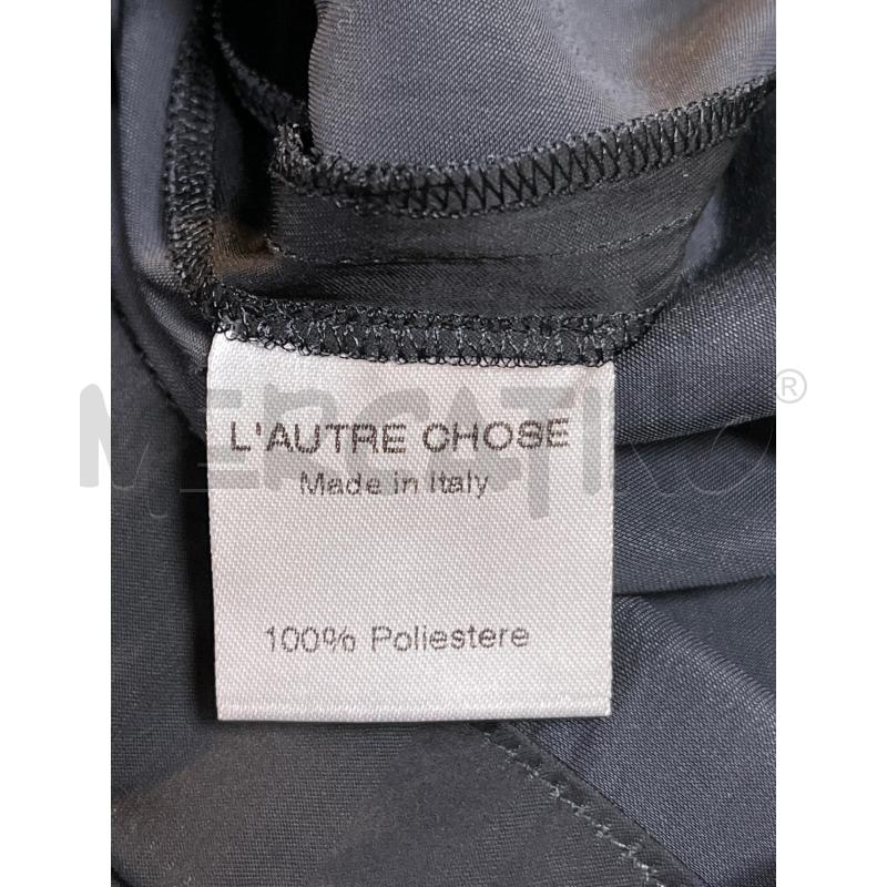 VESTITO DONNA L'AUTRE CHOSE NERO LUCIDO | Mercatino dell'Usato Ciampino 5