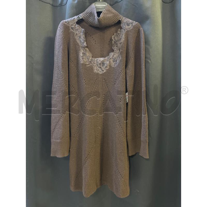 VESTITO DONNA MAGLIONCIONE BLUMARINE MARR COLLO PIZZO SOPRA | Mercatino dell'Usato Ciampino 1