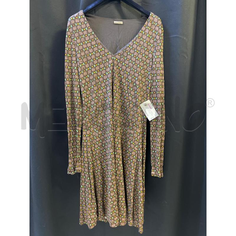 VESTITO DONNA MALIPARMI MARR FANT VERDE GIALLA | Mercatino dell'Usato Ciampino 1