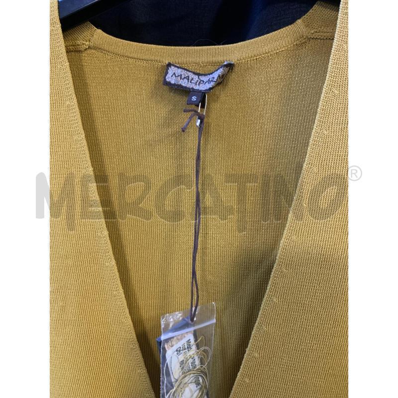 VESTITO DONNA MALIPARMI NUOVO GIALLO STR BEIGE SOTTO | Mercatino dell'Usato Ciampino 2