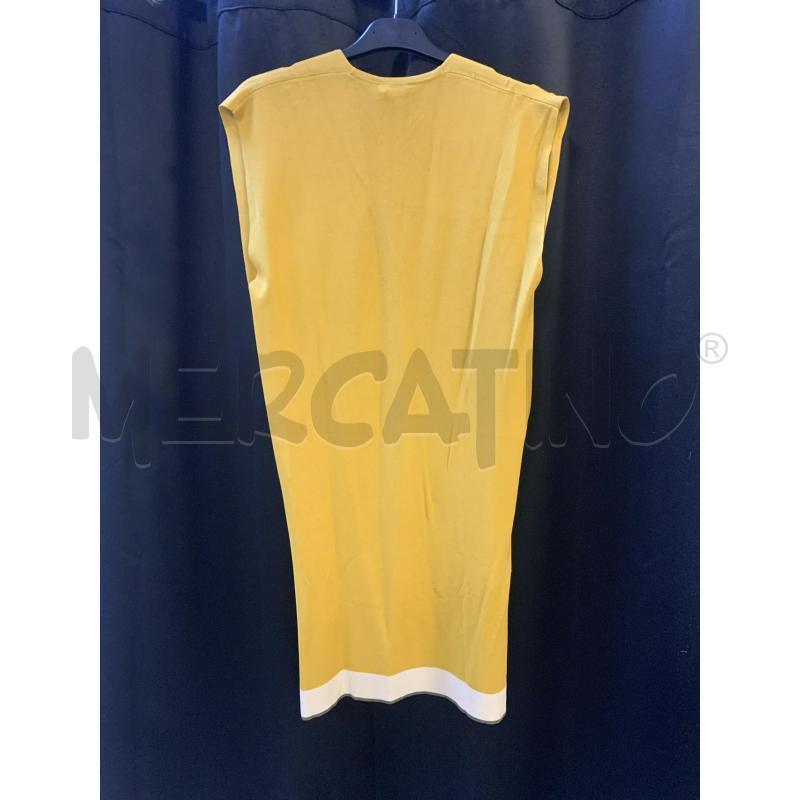 VESTITO DONNA MALIPARMI NUOVO GIALLO STR BEIGE SOTTO | Mercatino dell'Usato Ciampino 3
