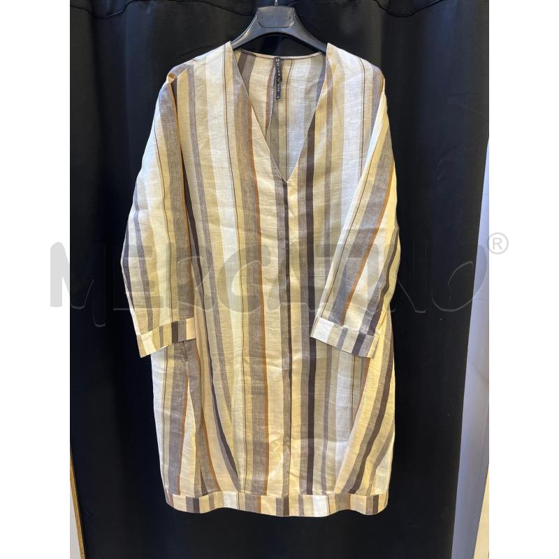 VESTITO DONNA MANILA GRACE STR BEIGE MARR GRIGIE | Mercatino dell'Usato Ciampino 1