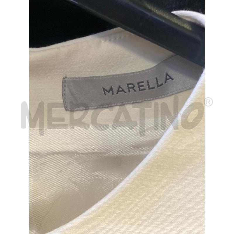 VESTITO DONNA MARELLA STR MARR NERA BIANCA BORDEAUX | Mercatino dell'Usato Ciampino 2