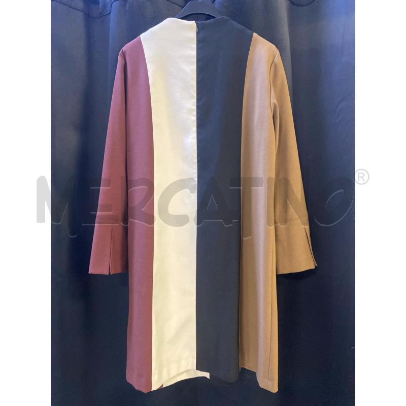 VESTITO DONNA MARELLA STR MARR NERA BIANCA BORDEAUX | Mercatino dell'Usato Ciampino 3
