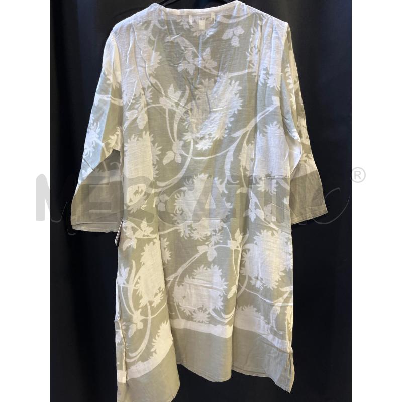 VESTITO DONNA MARE SALDARINI VERDE BIANCO PERLINE COLLO | Mercatino dell'Usato Ciampino 3