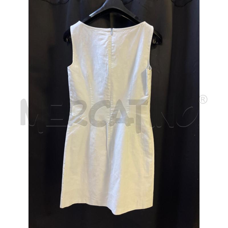 VESTITO DONNA MAX&CO CELESTE MISTO LINO | Mercatino dell'Usato Ciampino 3