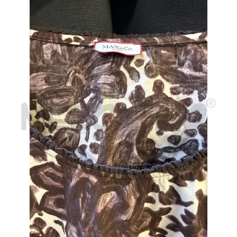 VESTITO DONNA MAX&CO  BASE BIANCA FIORI MARR | Mercatino dell'Usato Ciampino 2