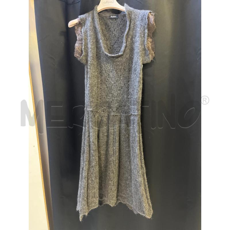VESTITO DONNA MAX E CO GRIGIO MISTO LANA ALPACA | Mercatino dell'Usato Ciampino 1