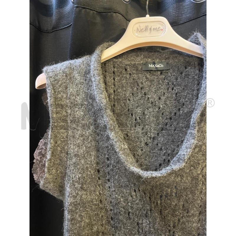 VESTITO DONNA MAX E CO GRIGIO MISTO LANA ALPACA | Mercatino dell'Usato Ciampino 2