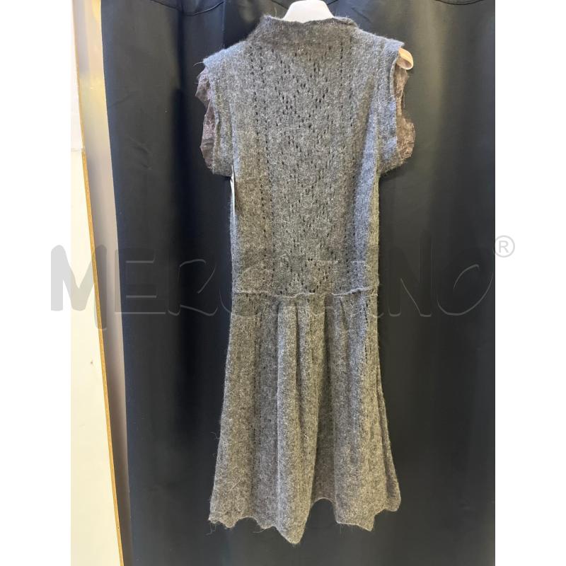 VESTITO DONNA MAX E CO GRIGIO MISTO LANA ALPACA | Mercatino dell'Usato Ciampino 3