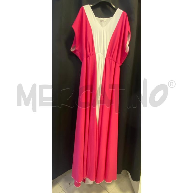VESTITO DONNA MEALYS FUCSIA BIANCO  | Mercatino dell'Usato Ciampino 1