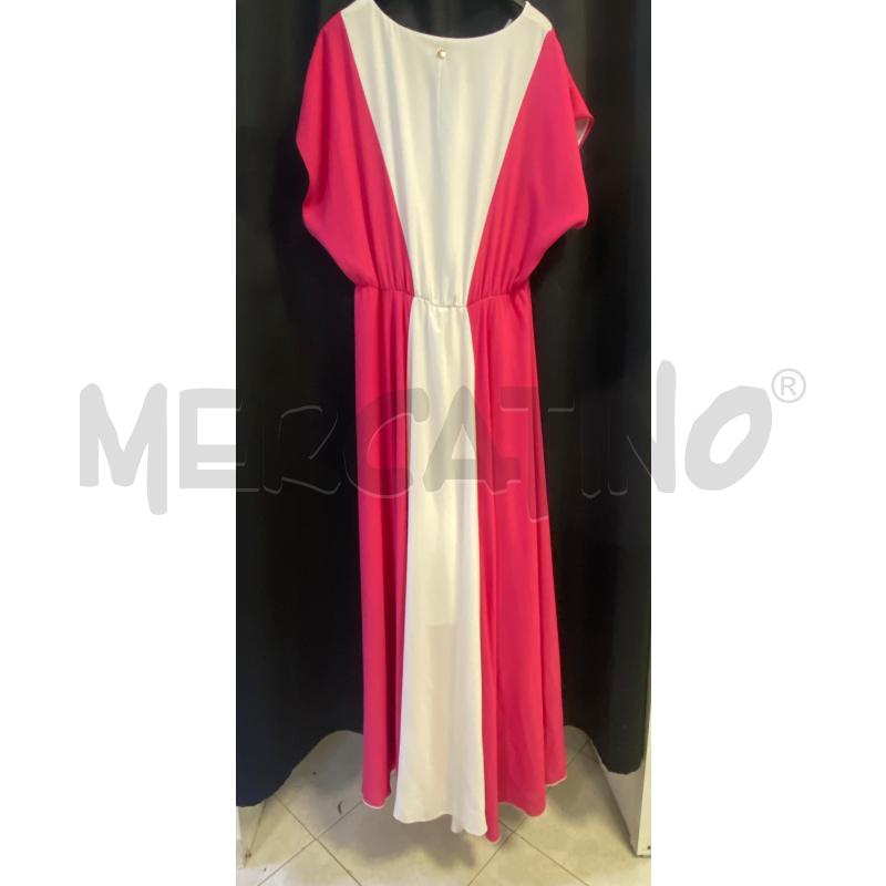 VESTITO DONNA MEALYS FUCSIA BIANCO  | Mercatino dell'Usato Ciampino 3