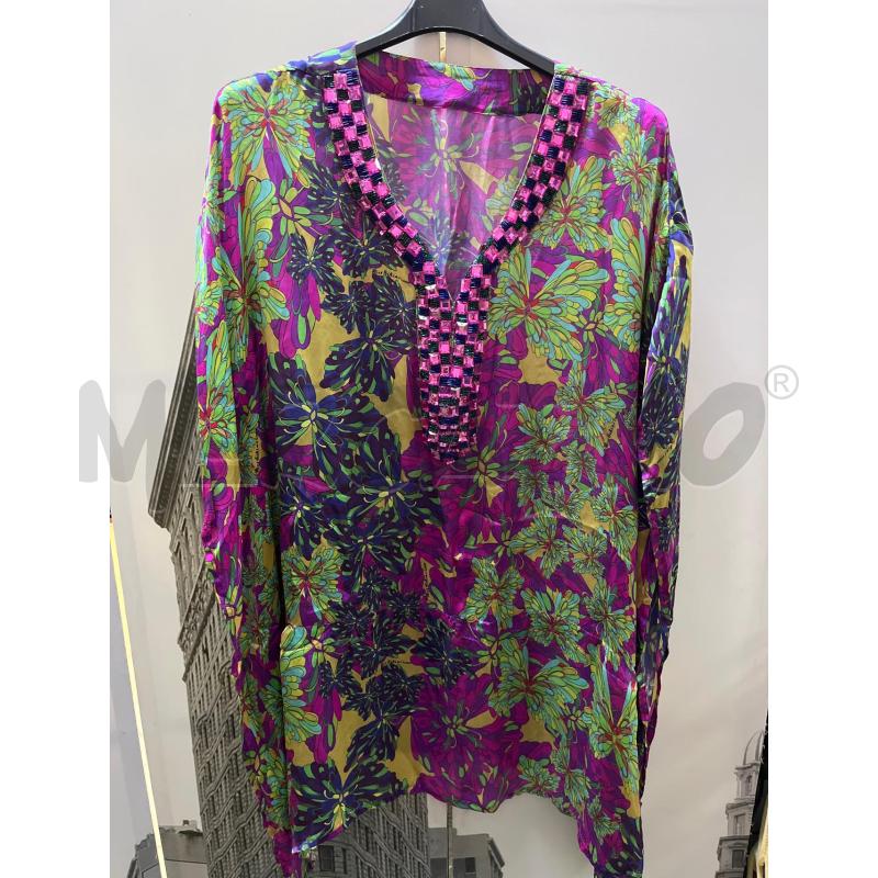 VESTITO DONNA MISS BIKINI VIOLA BLU VERDE PERLINE | Mercatino dell'Usato Ciampino 1