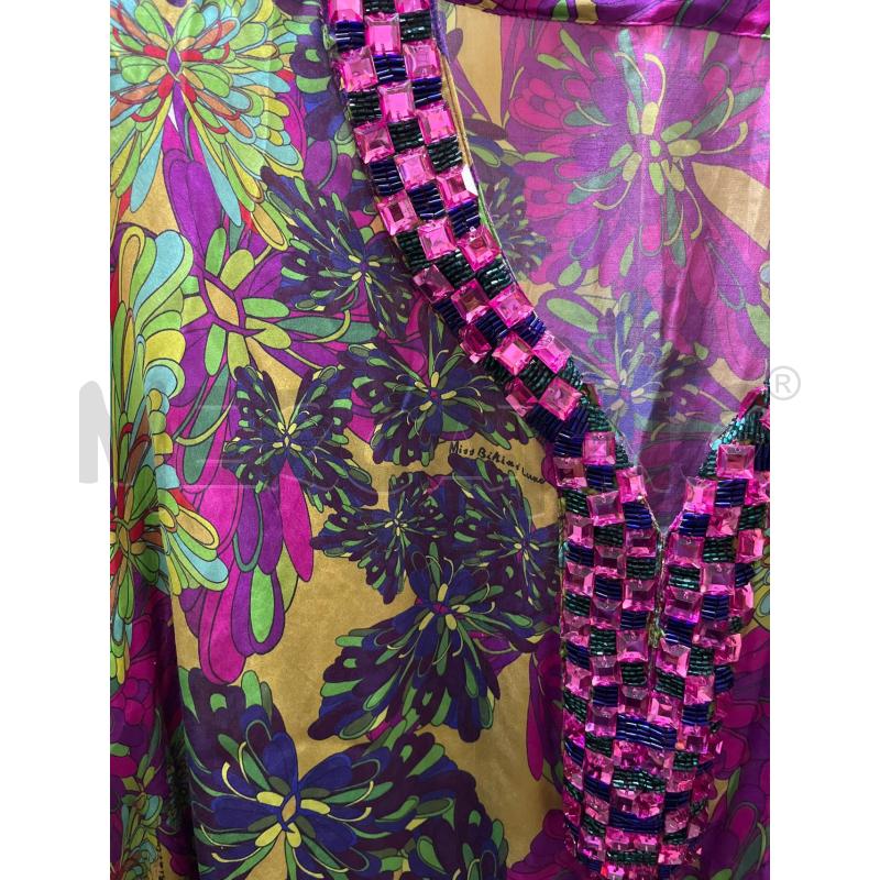 VESTITO DONNA MISS BIKINI VIOLA BLU VERDE PERLINE | Mercatino dell'Usato Ciampino 2