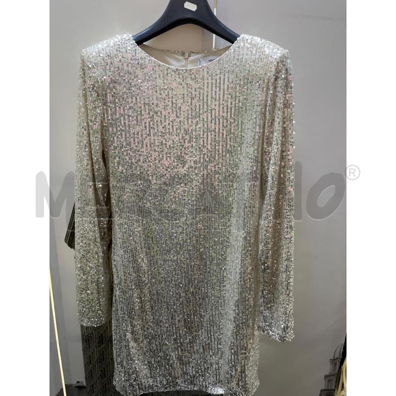 VESTITO DONNA MNG PAILL BEIGE | Mercatino dell'Usato Ciampino 1