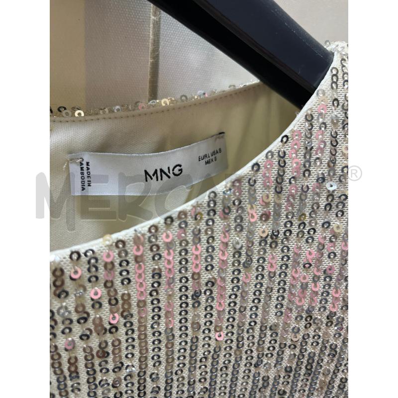 VESTITO DONNA MNG PAILL BEIGE | Mercatino dell'Usato Ciampino 2