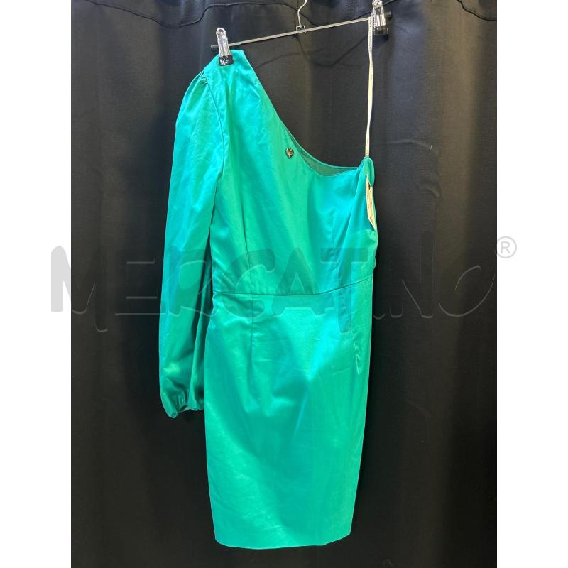 VESTITO DONNA MONOSPALLA TWINSET VERDE ACQUA | Mercatino dell'Usato Ciampino 2