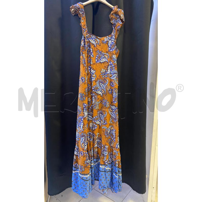 VESTITO DONNA MOTIVI MARR FANT BLU CELESTE BIANCA LUNGO  | Mercatino dell'Usato Ciampino 3