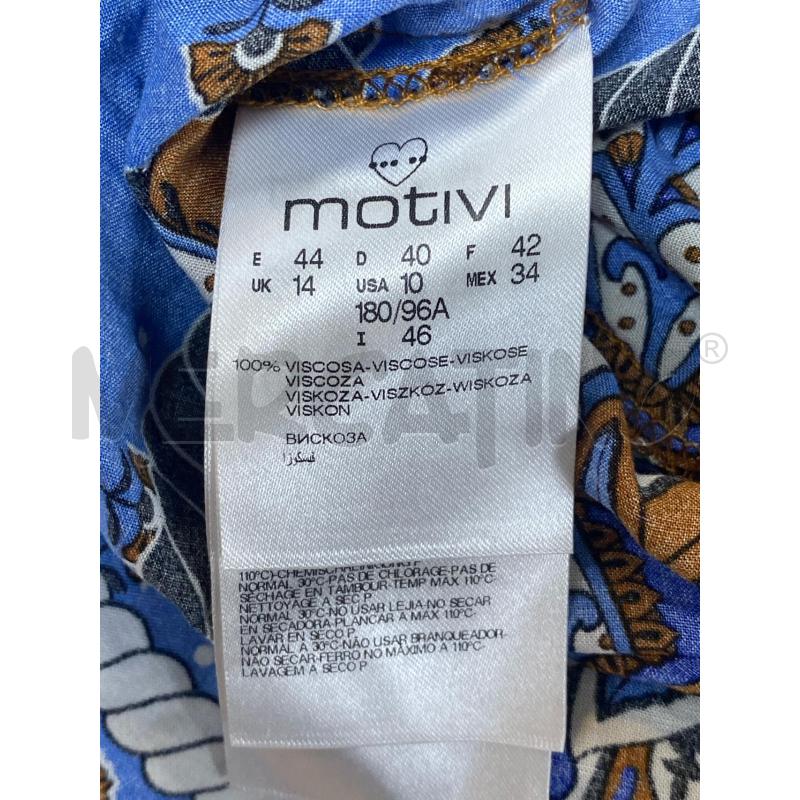 VESTITO DONNA MOTIVI MARR FANT BLU CELESTE BIANCA LUNGO  | Mercatino dell'Usato Ciampino 4