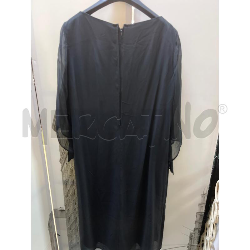 VESTITO DONNA NERO IN SETA CLIPS | Mercatino dell'Usato Ciampino 3