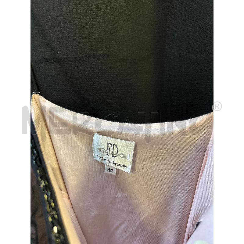 VESTITO DONNA NERO LUNGO PAILL. FD GRUPPO | Mercatino dell'Usato Ciampino 4