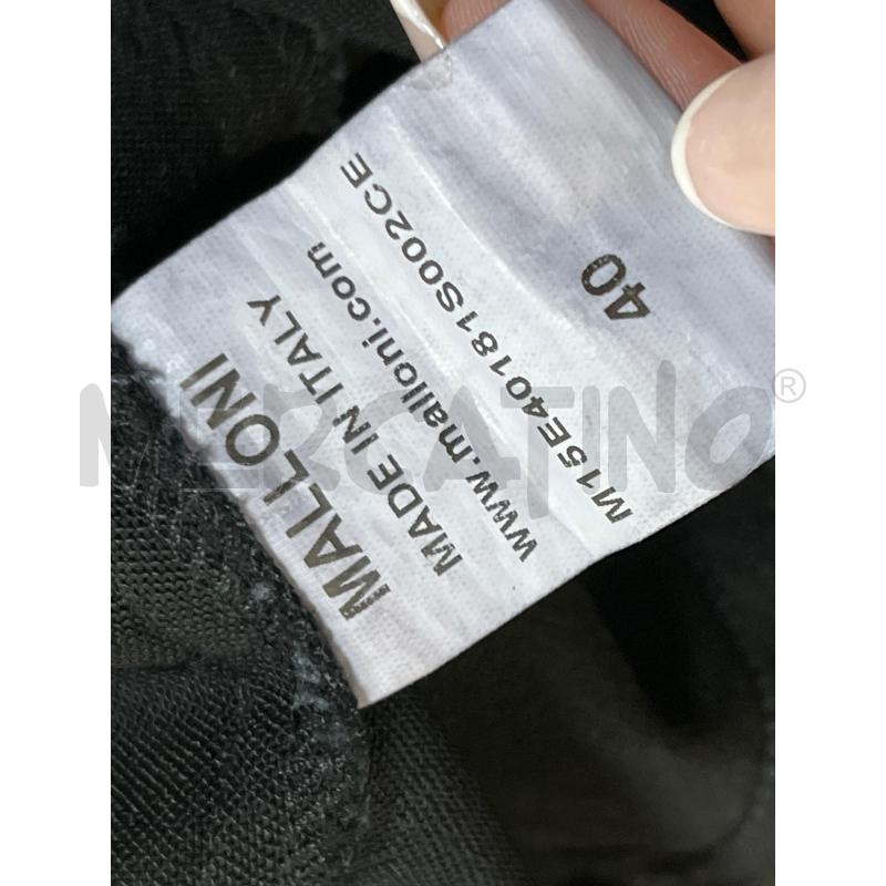VESTITO DONNA NERO MALLONI | Mercatino dell'Usato Ciampino 4