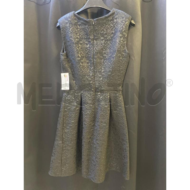 VESTITO DONNA NEW LOOK NERO DAMASCATO NUOVO | Mercatino dell'Usato Ciampino 3