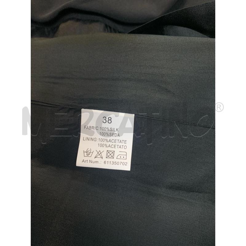 VESTITO DONNA NICE THINGS NUOVO NERO SETA  | Mercatino dell'Usato Ciampino 4