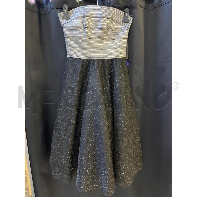 VESTITO DONNA OMAI NUOVO SOPRA ARG GONNA NERA BRILL | Mercatino dell'Usato Ciampino 1