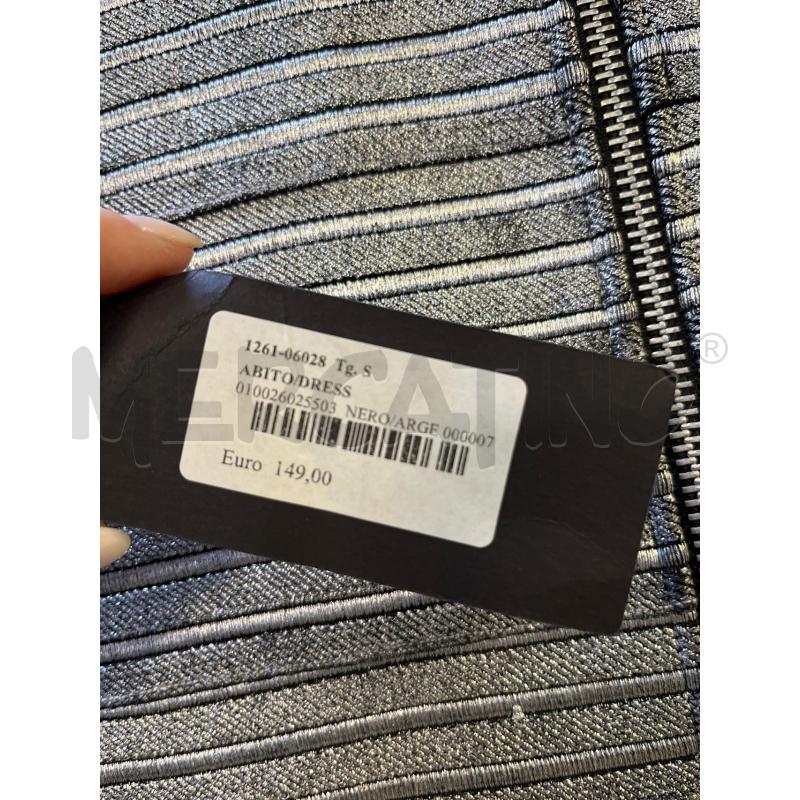 VESTITO DONNA OMAI NUOVO SOPRA ARG GONNA NERA BRILL | Mercatino dell'Usato Ciampino 3