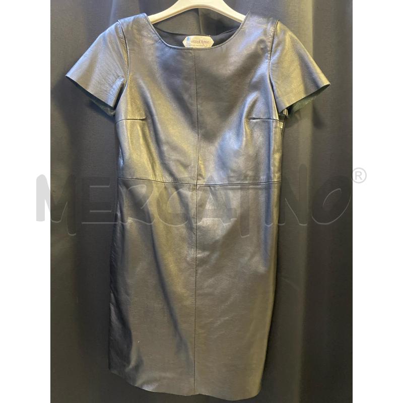 VESTITO DONNA OTTO D'AME NERO PELLE | Mercatino dell'Usato Ciampino 1