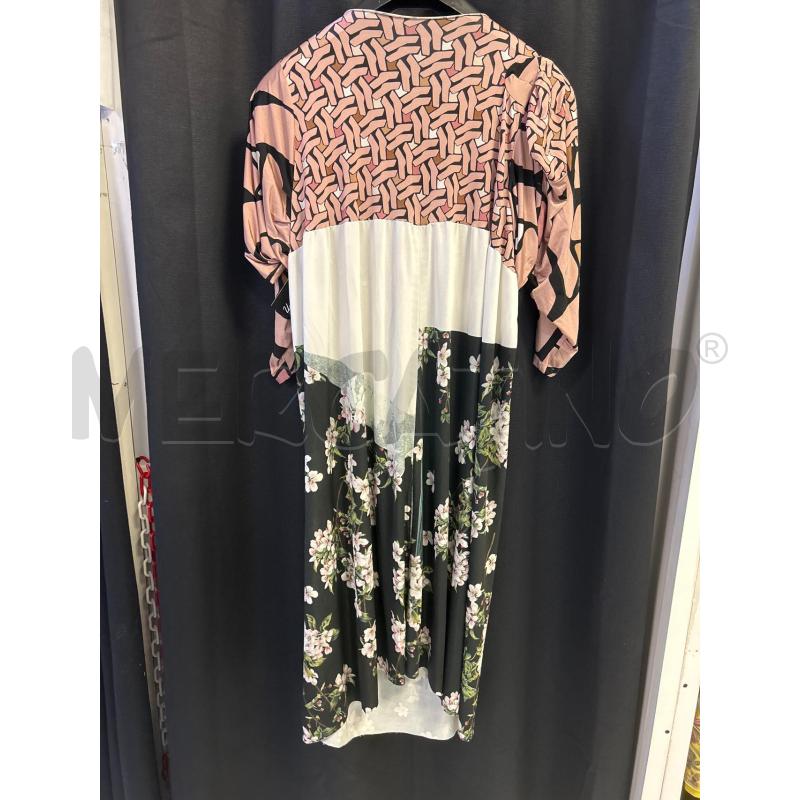 VESTITO DONNA PAOLO DI LANDRO ROSA E NERO FANTASIA | Mercatino dell'Usato Ciampino 2