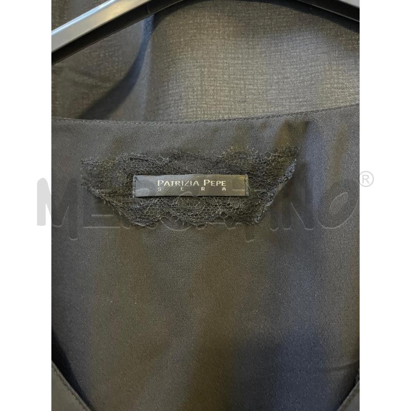 VESTITO DONNA PATRIZIA PEPE NERO FIORI ROSSI | Mercatino dell'Usato Ciampino 2