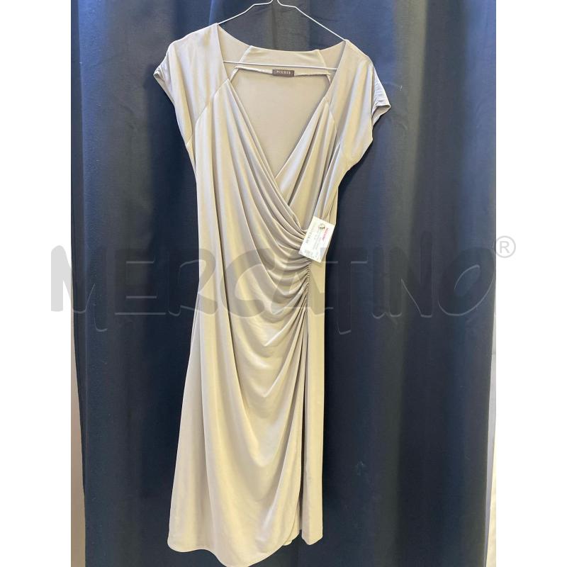 VESTITO DONNA PESERICO BEIGE  | Mercatino dell'Usato Ciampino 1