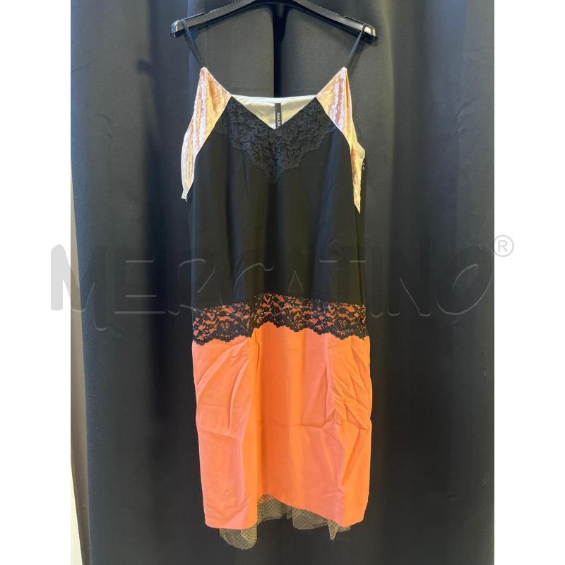 VESTITO DONNA PIANURA STUDIO NUOVO NERO ROSA  | Mercatino dell'Usato Ciampino 1