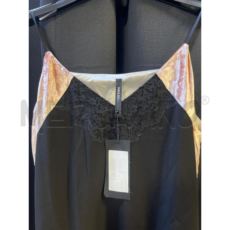 VESTITO DONNA PIANURA STUDIO NUOVO NERO ROSA  | Mercatino dell'Usato Ciampino 2