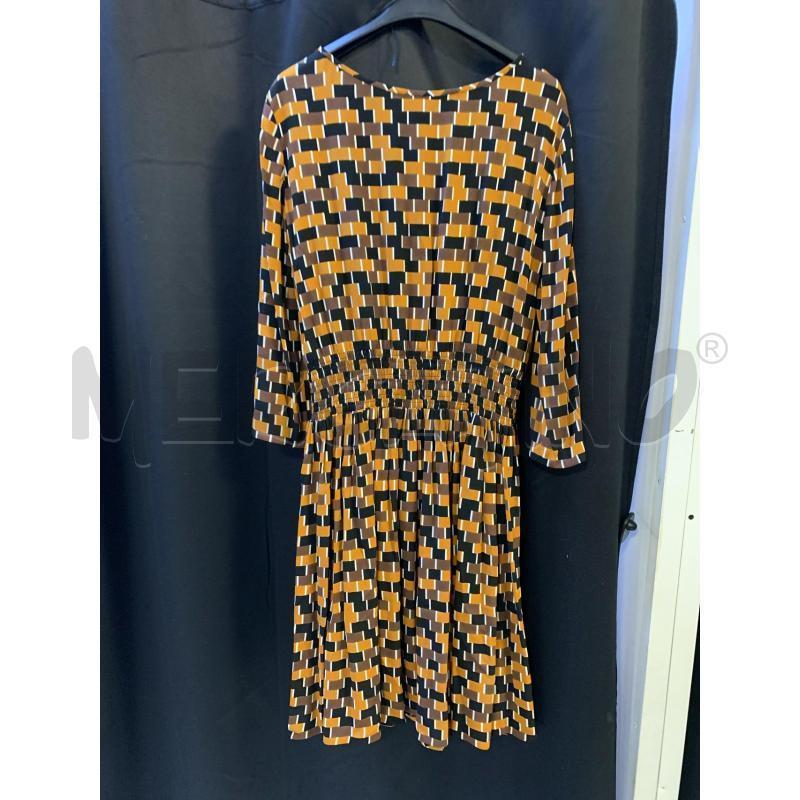 VESTITO DONNA PRADA FANTASIA NERA GIALLA MARR | Mercatino dell'Usato Ciampino 3