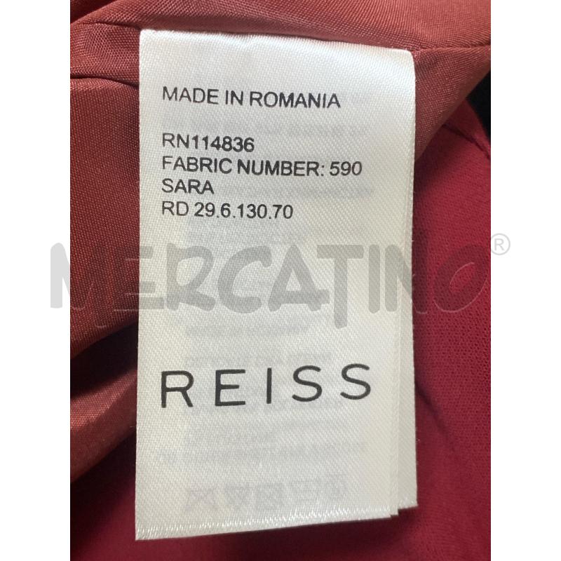 VESTITO DONNA REISS ROSSO | Mercatino dell'Usato Ciampino 4