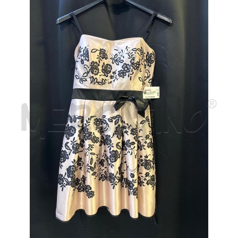 VESTITO DONNA ROSA FANT NERA RINASCIMENTO CORTO | Mercatino dell'Usato Ciampino 1
