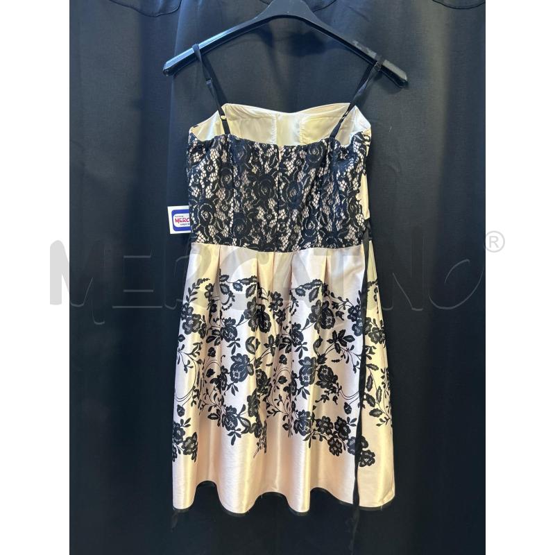 VESTITO DONNA ROSA FANT NERA RINASCIMENTO CORTO | Mercatino dell'Usato Ciampino 3