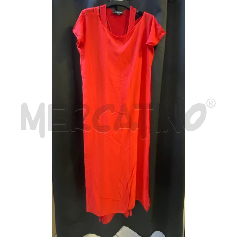 VESTITO DONNA ROSSO ADELE FADO IN SETA E COTONE  | Mercatino dell'Usato Ciampino 1