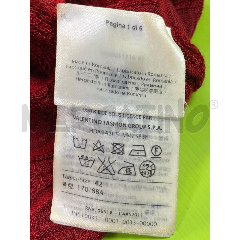 VESTITO DONNA ROSSO MISSONI A CANOTTA  | Mercatino dell'Usato Ciampino 4